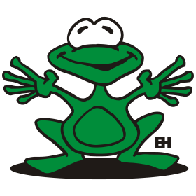 Frog, two color T-shirt design