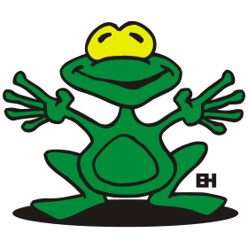 Frog, three color T-shirt design