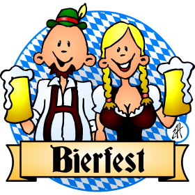 Bierfest I, full color T-shirt design