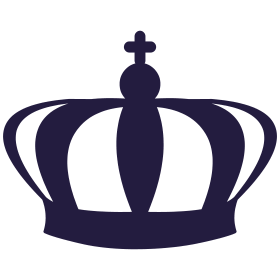 Crown, one color T-shirt design